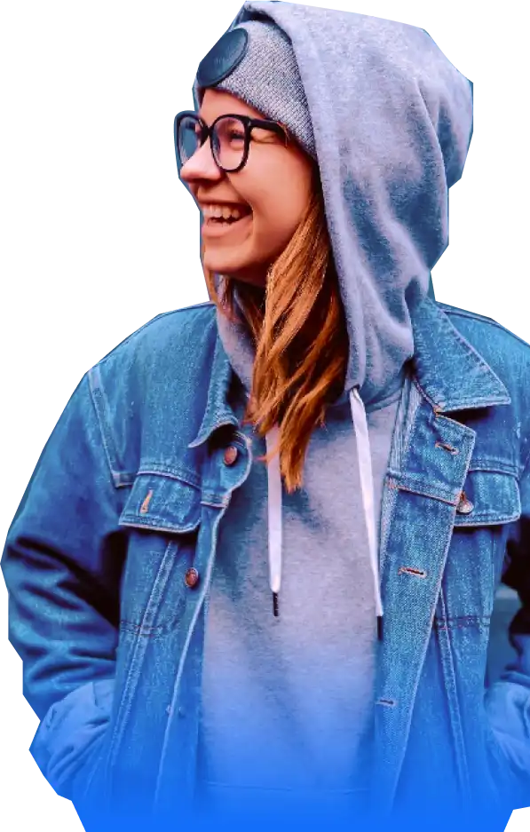 Young woman smiling